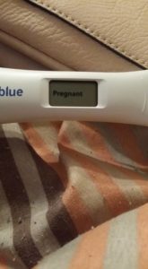 clearblue easy pregnancy test reveals a successful Tubal Reversal as Alba Castro is pregnant