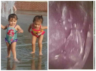 the modesto family shares picture of their 2 TR baby girls and the ultrasound of the TR boy on his way