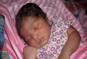 tubal reversal baby girl born to Maekitra Harnage of Longview, Texas