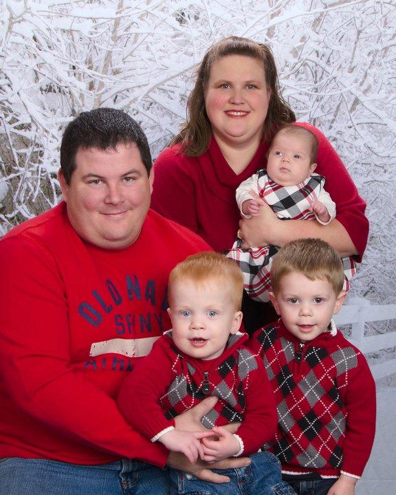 the huneycutt family with their Tubal Reversal baby