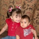 Blanca Croson of Katy, Texas shares a picture of her 2 tubal reversal babies