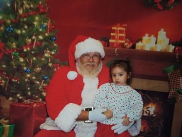 heather modesto's first tubal reversal baby with santa during christmas 2017