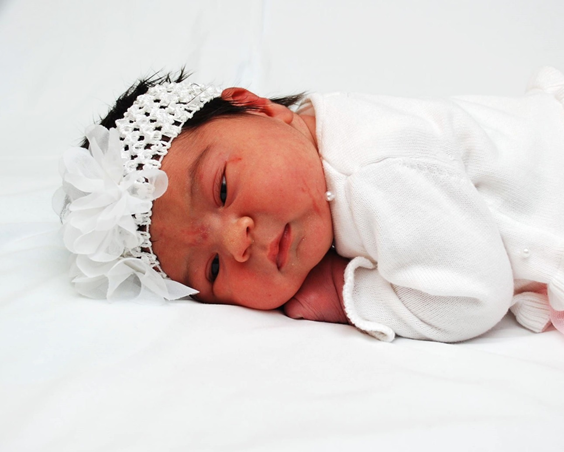 tubal reversal baby girl of Elizabeth Callejas from Waco Texas