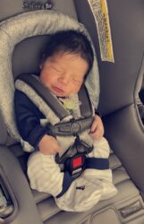tubal reversal baby newborn in a car seat after his mother yasmine jernigan had a reversal by doctor rosenfeld