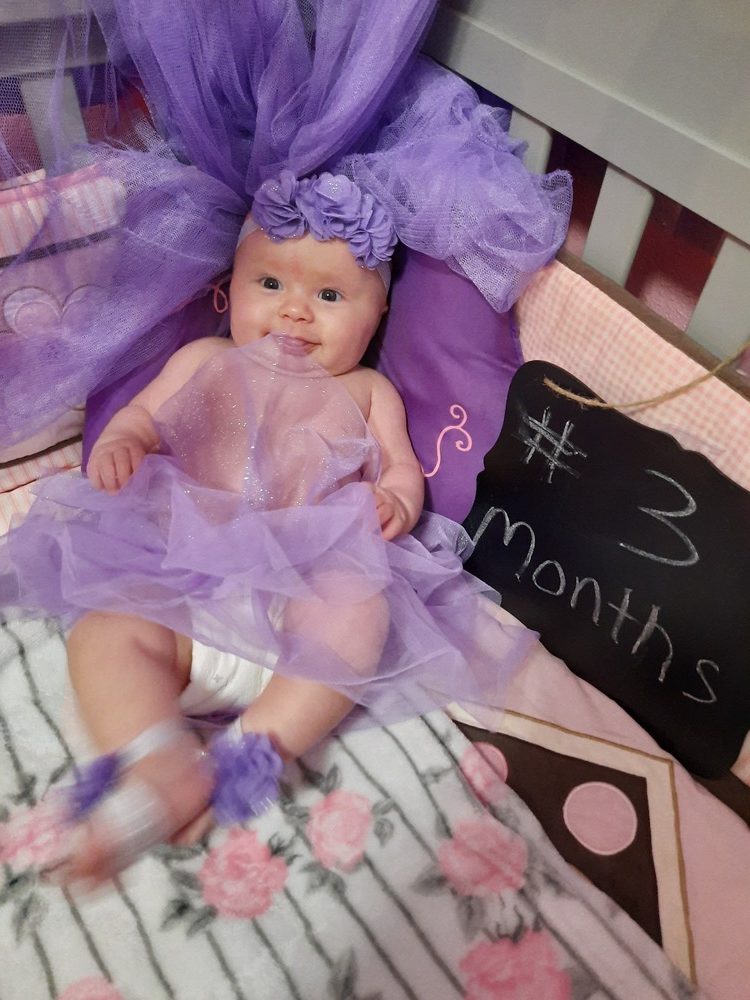 perla hodgins' tubal reversal baby girl at 3 months