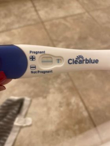 wanda chanelle's pregnancy test showing positive less than 2 months after tubal reversal with doctor rosenfeld
